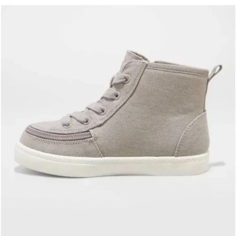 Toddler BILLY Footwear Haring Essential High Top Sneakers Gray - Picture 2 of 4